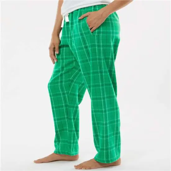 Luxurious Haley Flannel Pant | RADYAN&reg; Green/ oxford buffa {2}