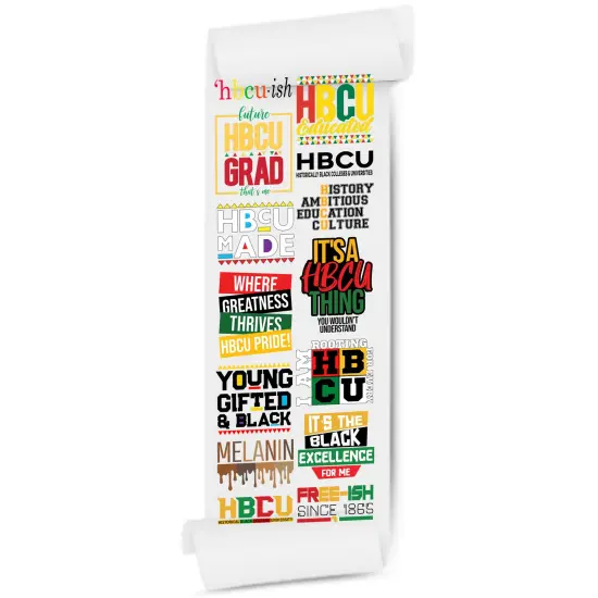 HBCU Direct-to-Film DTF Transfer Gang Sheets - 22x60 {2}