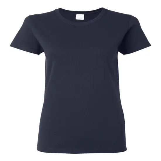Gildan&reg; Heavy Cotton Women's Short Sleeve Crewneck T-Shirt Navy {2}