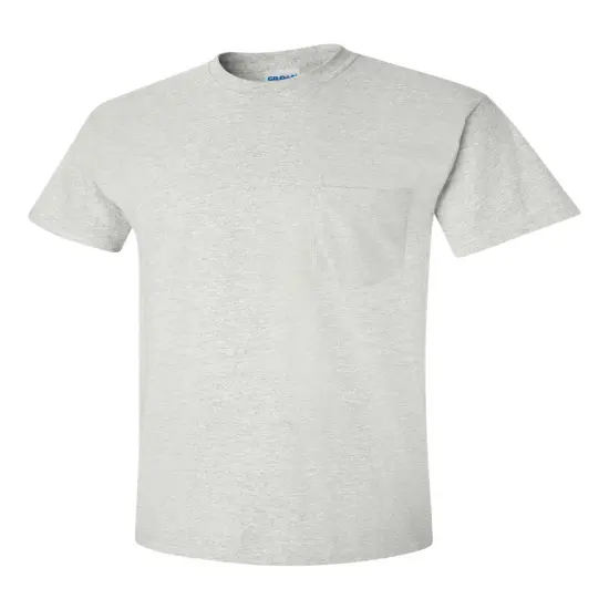 Gildan&reg; Ultra Cotton Crewneck Short Sleeve Pocket Tee - 2300 Ash {1}