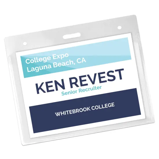 Avery Heavy Duty Badge Holders, 3" x 4", 25 Horizontal ID Badge Holders (74471) {2}