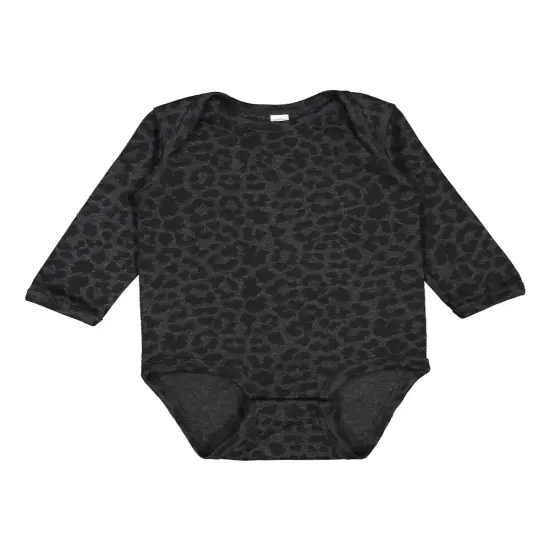Rabbit Skins&reg; Infant Fine Jersey Long Sleeve Bodysuit White spot {4}