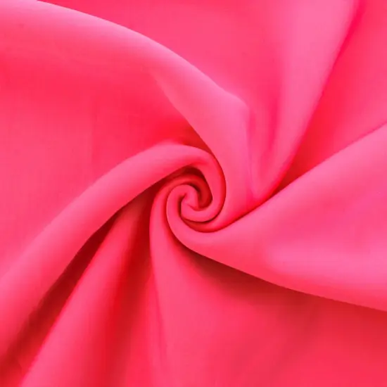 Solid Scuba Fabric Neon Pink 1 Yard {2}