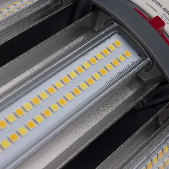 Satco 100w LED HID Replacement ColorQuick CCT Selectable Mogul Base 277-480V Warm to Cool White {6}