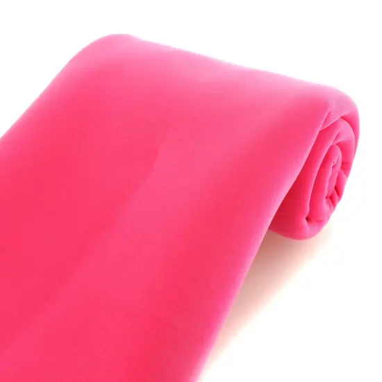 Solid Scuba Fabric Neon Pink 1 Yard {3}
