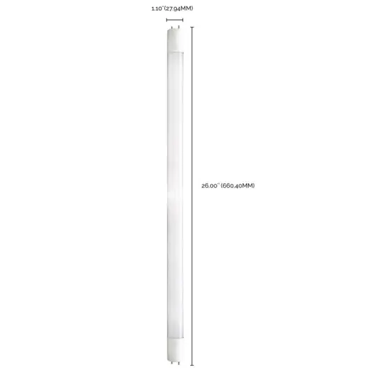 Satco 12 36in T8 LED Tube 3000K 1400LM G13 Base Ballast Bypass Warm White {4}