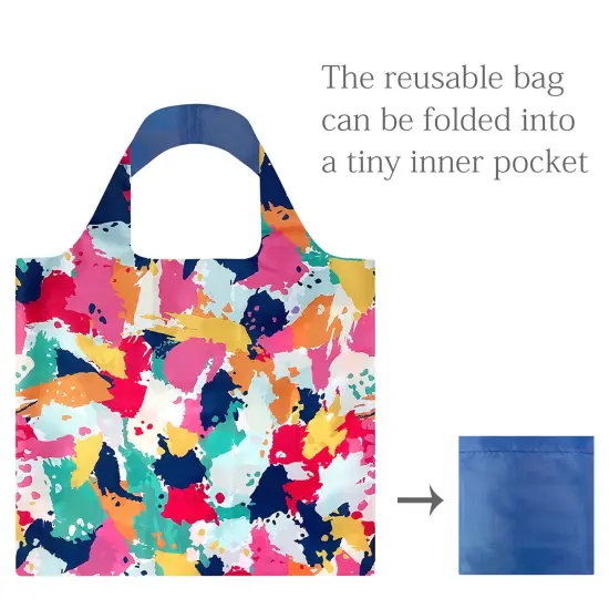 Wrapables AllyBag Collection Reusable Shopping Bag Abstract Boho {6}