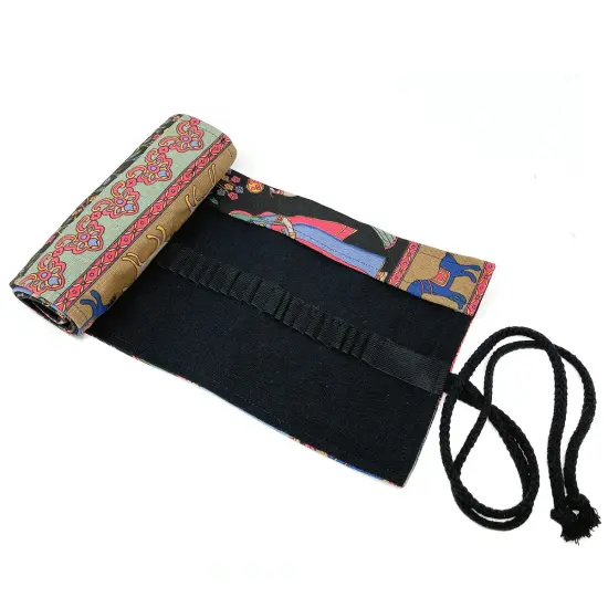 Wrapables Pencil Roll Organizer, Colored Pencil Wrap Pouch (72 slots) Green Scream {8}