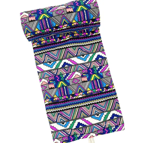 Wrapables Pencil Roll Organizer, Colored Pencil Wrap Pouch (72 slots) Bohemian {3}