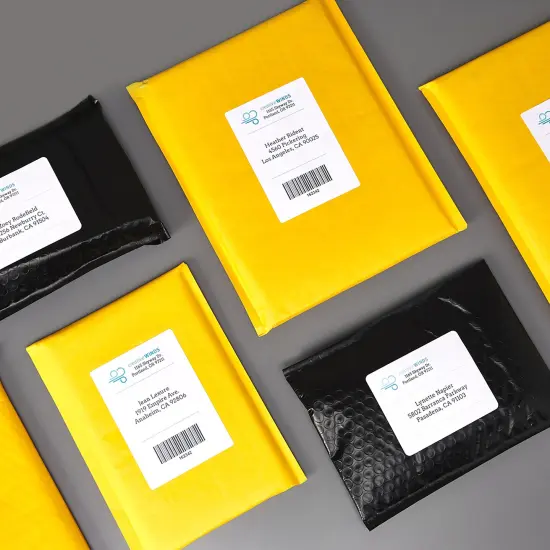 Avery Printable TrueBlock Shipping Labels, 3.5" x 5", Sure Feed, White, 2 Pack, 200 Labels Total (5640) {5}