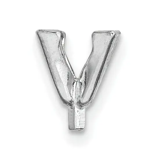 14K White Gold 4 Prong Princess Peg V-End Setting (3.00 To 7.50Mm) {2}