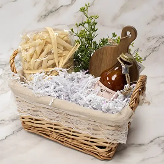 Crinkle Cut Paper Shred Filler (1/2 LB) - Diamond White for Gift Wrapping & Basket Filling | MagicWater Supply {3}