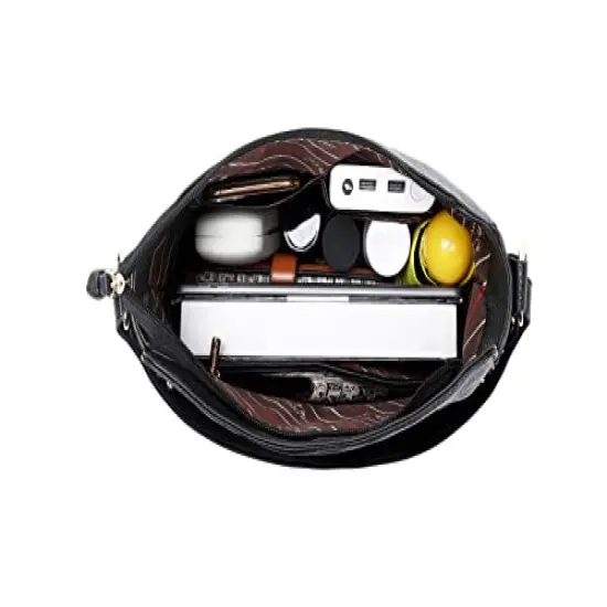 Montana West Hobo Bag for Women Designer Ladies Hobo bag Bucket Purse Totes Bag Handbags Chic Shoulder Bag,B2B-MWC-128-BK {3}