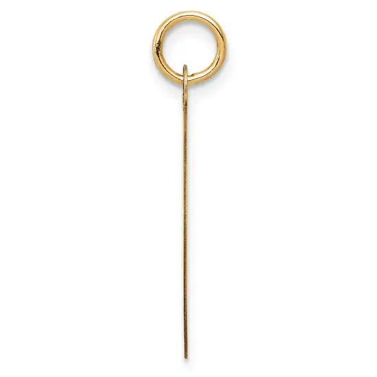 14K Gold Happy Anniversary Charm Engraveable Jewelry 27mm x 20mm {3}