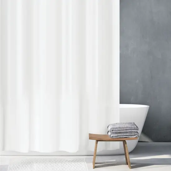 mDesign Long PEVA 72" x 72" Waterproof Shower Curtain Liner {2}