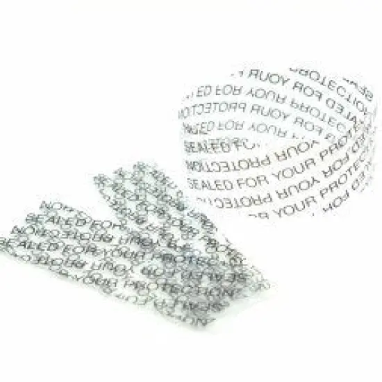 REED Cut Shrink Bands for Caps - Tamper Message -"Sealed for Your Protection" 250 Units (1" Height X 42-48mm Cap Size) {4}