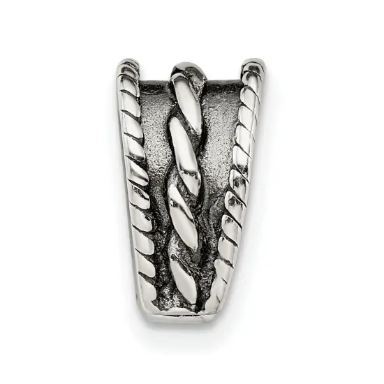 Sterling Silver Bail - Pack of 4 {1}