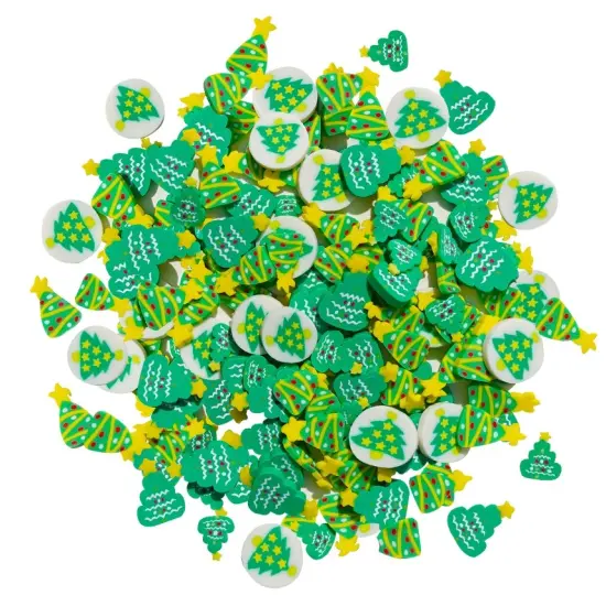Buttons Galore Sprinkletz DIY Craft Embellishment Polymer Clay Pieces 36 Grams - 3 Packs of O Christmas Tree {3}
