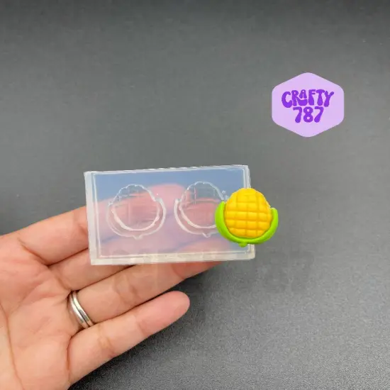 Corn on a Cob Silicone Mold , Resin Mold, Polymer Clay Mold(A15) {1}