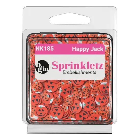 Buttons Galore Sprinkletz DIY Craft Embellishment Polymer Clay Pieces 36 Grams - 3 Packs of Happy Jacks {2}