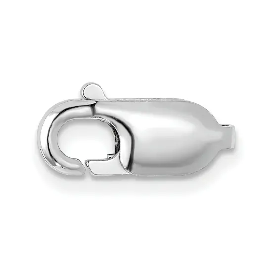 14K White Gold Lobster Clasp 13.5mm {1}