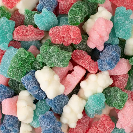 Sugar Sanded Gummy Bears by Just Candy - All Colors & Variety Of Sizes {2}