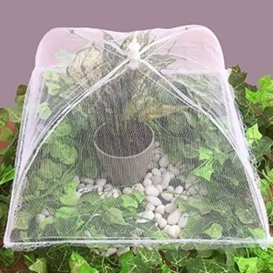 (6 Pack) Pop-Up Food Cover Tents, 17 Inch X17 Inch Food Mesh Cover, Reusable and Collapsible Outdoor Picnic Food Cover Net,Suit for Parties Picnics,BBQs {6}