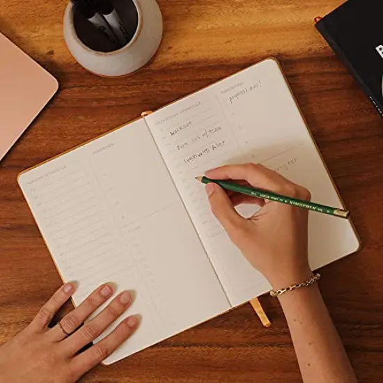 2023 Planner Daily Weekly and Monthly Organizer Achieve Your Goals A5 Hardcover Agenda Start Anytime {3}