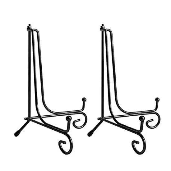 Teamkio Improved Anti-Slip Plate Holder Display Stand, Picture Frame Holder Stand, Easel Display Stand, Book Display Stand (10inch) {1}