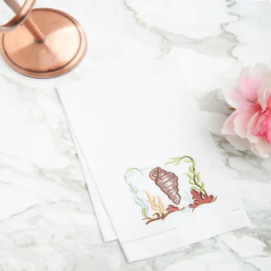 Tulip Shell Woven Kitchen Towel {5}