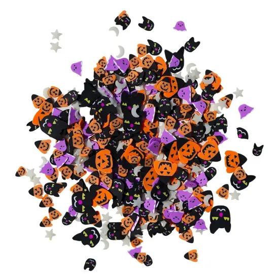 Buttons Galore Sprinkletz DIY Craft Embellishment Polymer Clay Pieces 36 Grams - 3 Packs of Halloween Glow {3}