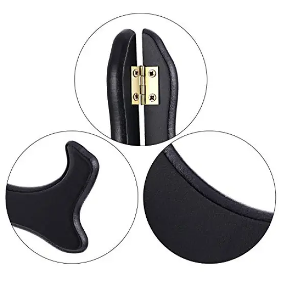 2 Packs Wooden Plate Stands for Display, Plate Holder Display Stand, Picture Frame Stand Easels, Tabletop Art Holder, Decorative Book Dish Stand {5}