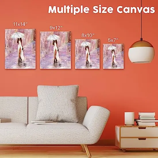 12 Pieces Artist Canvas Panels 8 x 10 inch, Primed, 100% Cotton, Artist Quality Acid Free Canvas Board for Acrylic, Pouring Watercolor & Oil Painting {4}