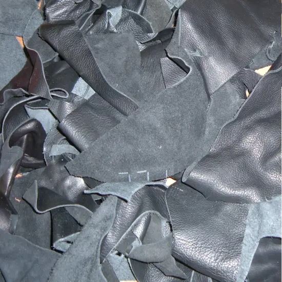 2-Lb Assorted Leather Scraps. Great for Crafts {2}