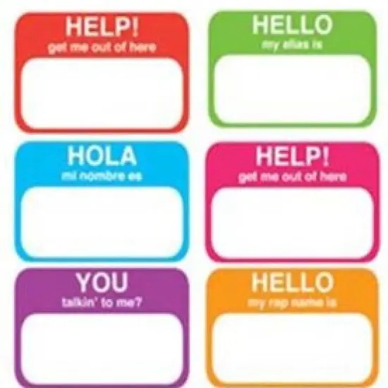Sticko Name Tag Roll Label Stickers-30 Pcs {2}