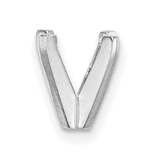 14K White Gold 4 Princess Straight Prong Setting 6mm {2}