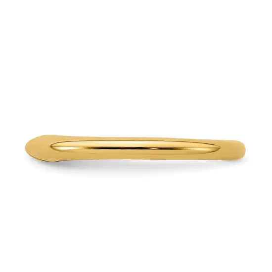 14K Gold 6 Prong Half Round Ring Shank {3}