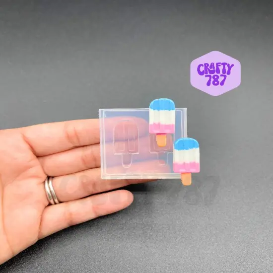 Ice Cream Silicone Mold, Resin Mold, Polymer Clay (A15) {1}