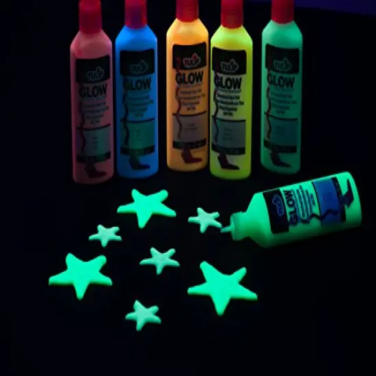 Dimensional Metallic Fabric Paint, 6-Pack (Glow) {5}