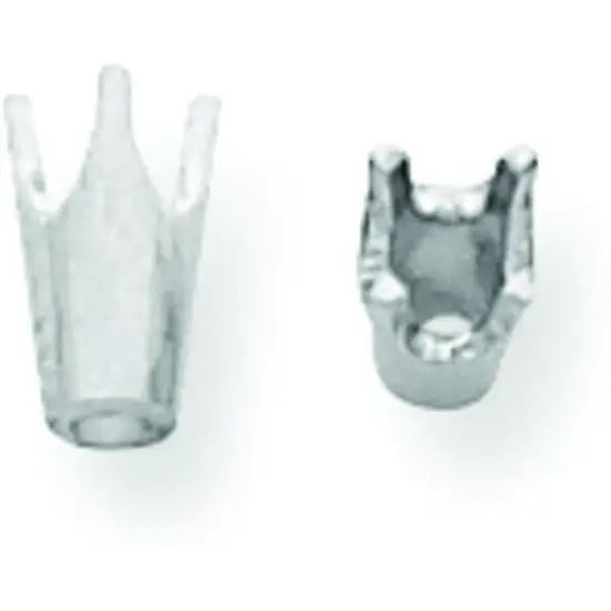 14K White Gold 4 Prong Round High Base Setting 3.6mm {1}