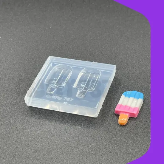 Ice Cream Silicone Mold, Resin Mold, Polymer Clay (A15) {3}