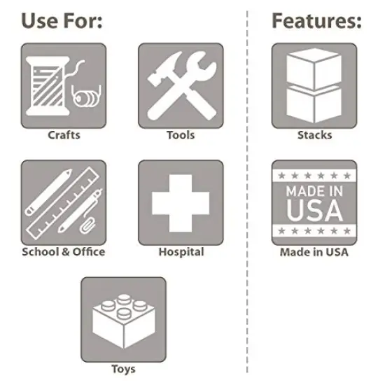 Akro-Mils 12-Inch ProBox Plastic Toolbox for Tools, Hobby or Craft Storage Toolbox, Model 09912, (12-Inch x 5-1/2-Inch x 4-Inch), Red {5}