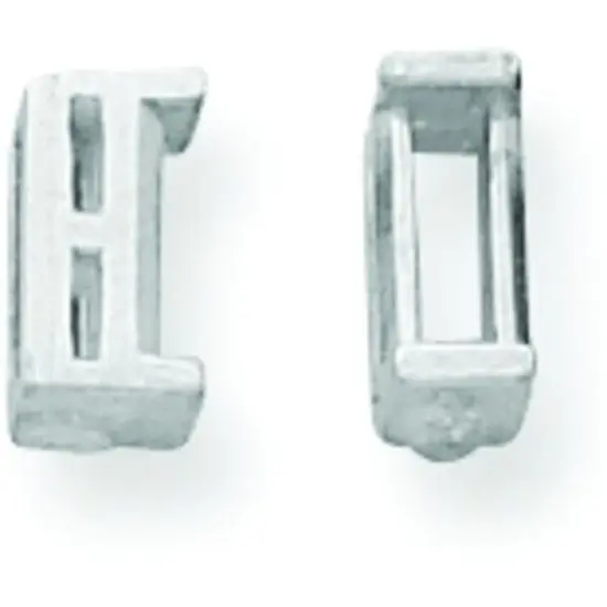 14K WG Airline Straight Baguette Head 2.75x4.75mm {1}