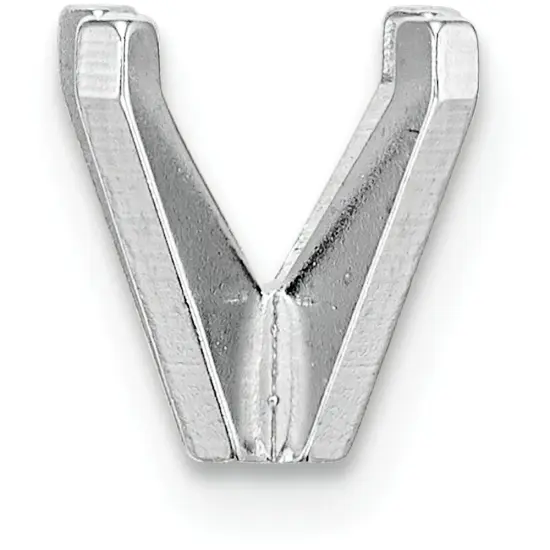 14K White Gold 4 Prongs Emerald Cut Setting 8mm {1}