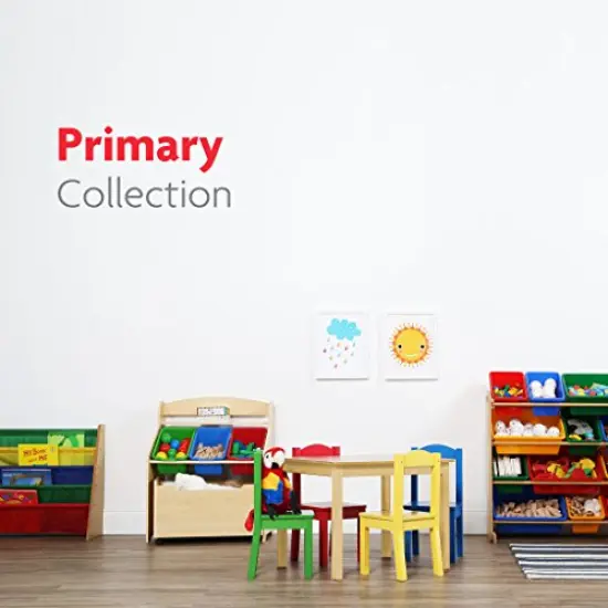 Humble Crew Small Plastic Storage Bins, Set of 4, Primary Colors {2}