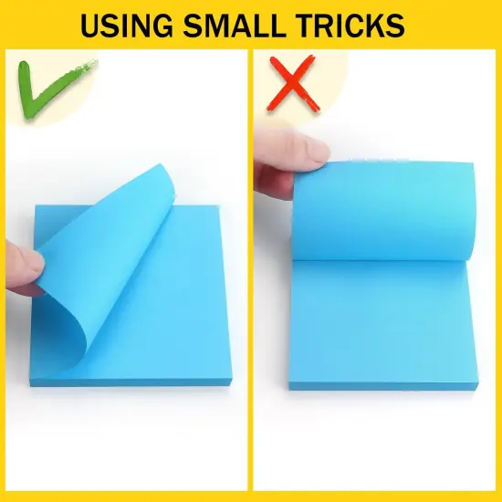 8 Pads Sticky Notes 3x3 Self-Stick Notes 8 Bright Multi Colors Purple Sticky Notes, 90 Sheet/Pad {4}