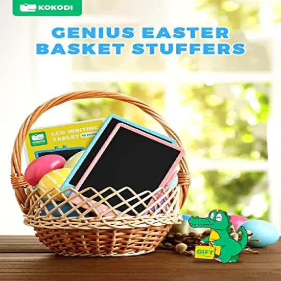 LCD Writing Tablet, 10 Inch Colorful Toddler Doodle Board Drawing Tablet, Erasable Reusable Electronic Drawing Pads, Educational and Learning Toy for 3-6 Years Old Boy and Girls {5}