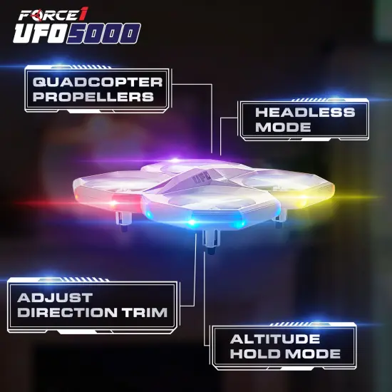 Force1 UFO 5000 LED Mini Drone for Kids {5}