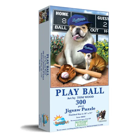 Sunsout Play Ball 300 pc Jigsaw Puzzle 28693 {3}