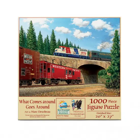 Sunsout What Comes Around Goes Around 1000 pc Jigsaw Puzzle 69959 {4}
